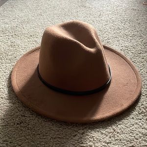 Brown fedora
